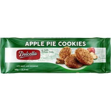 Dolcella Elmalı Kurabiye 180 Gr. (1 Paket) - Dolcella