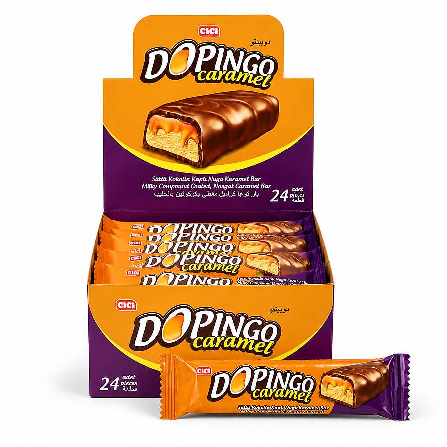 Dopingo Karamel 18gr. 24 Adet (1 Kutu) - 5