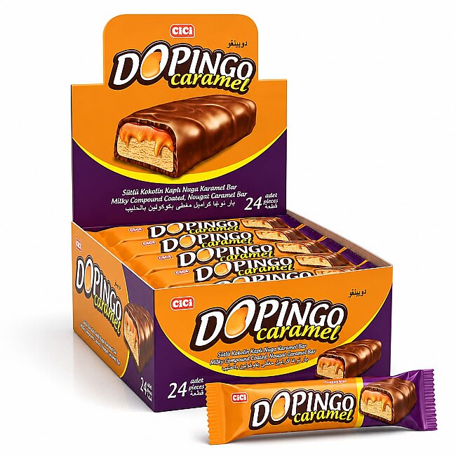 Dopingo Karamel 18gr. 24 Adet (1 Kutu) - 1