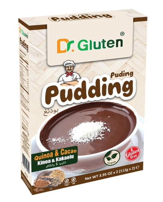 Glutensiz Kakao ve Kinoalı Puding 224 Gr. (1 Paket) - Dr.Gluten