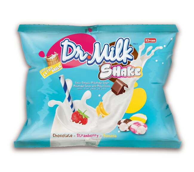 Dr. Milk Shake Mix Şeker 300 Gr. (1 Paket) - Elvan