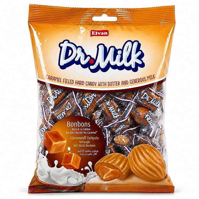 Dr. Milk Karamelli Şeker 1000 Gr. (1 Poşet) - Dr. Milk