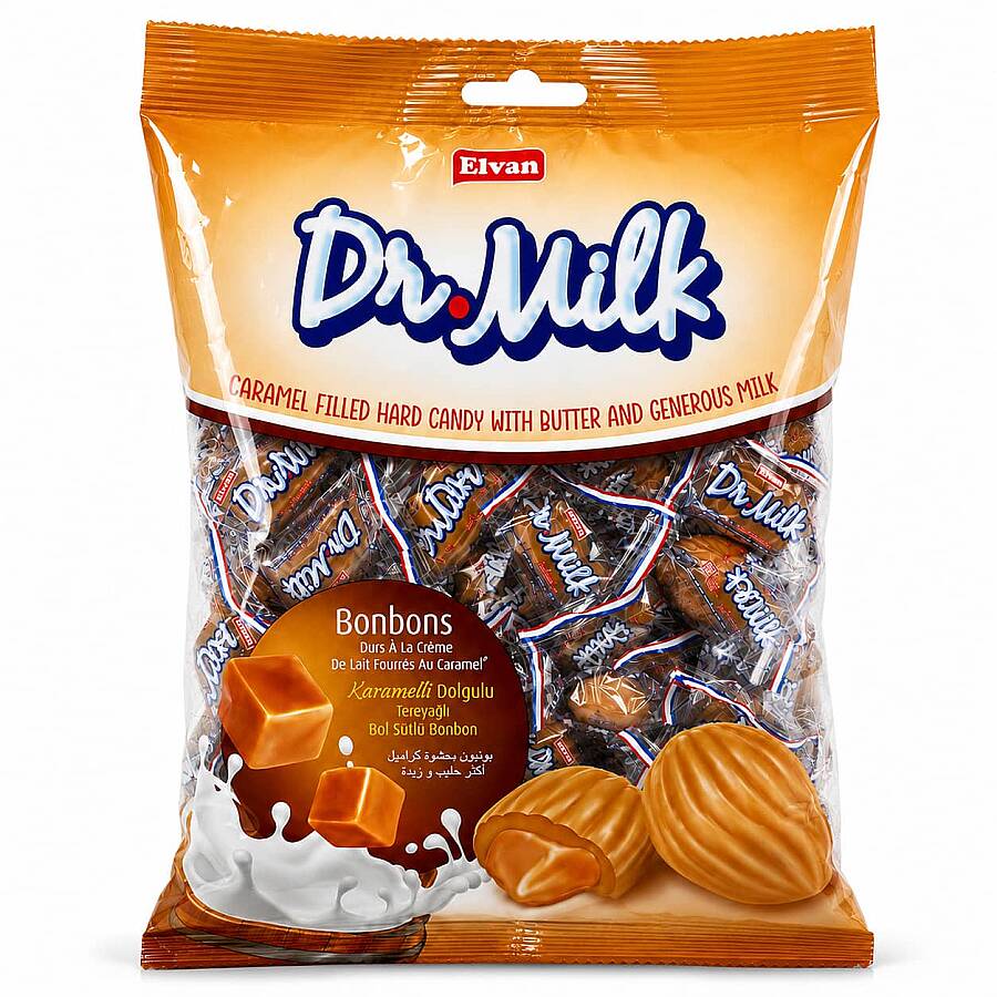 Dr. Milk Karamelli Şeker 1000 Gr. (1 Poşet) - 1