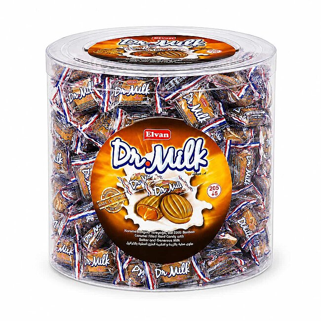 Dr. Milk Karamelli Şeker 1000 Gr. Silindir (1 Kutu) - 2