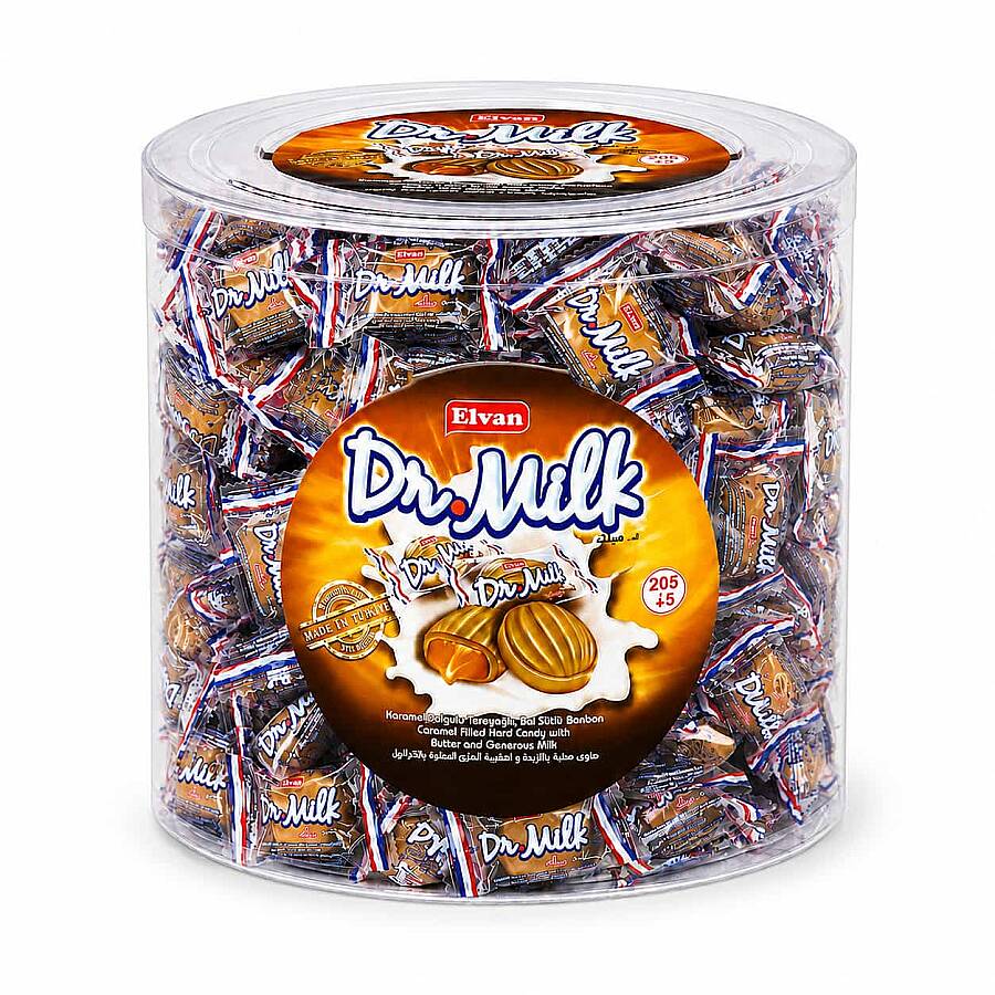 Dr. Milk Karamelli Şeker 1000 Gr. Silindir (1 Kutu) - 2