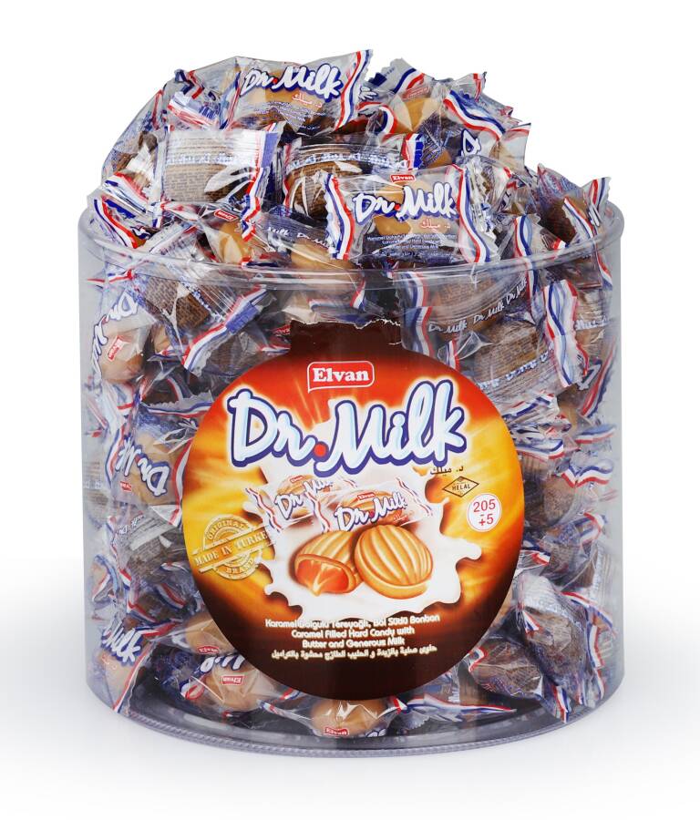 Dr. Milk Karamelli Şeker 1000 Gr. Silindir (1 Kutu) - 3