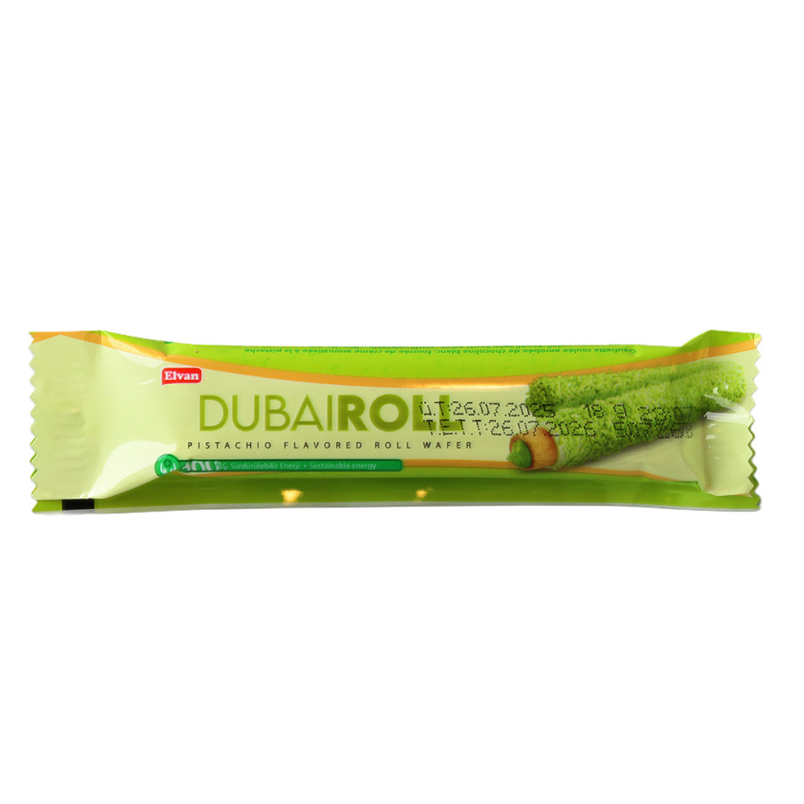 Elvan Dubai Roll Gofret 18 Gr. 10 Adet (1 Kutu) - 2