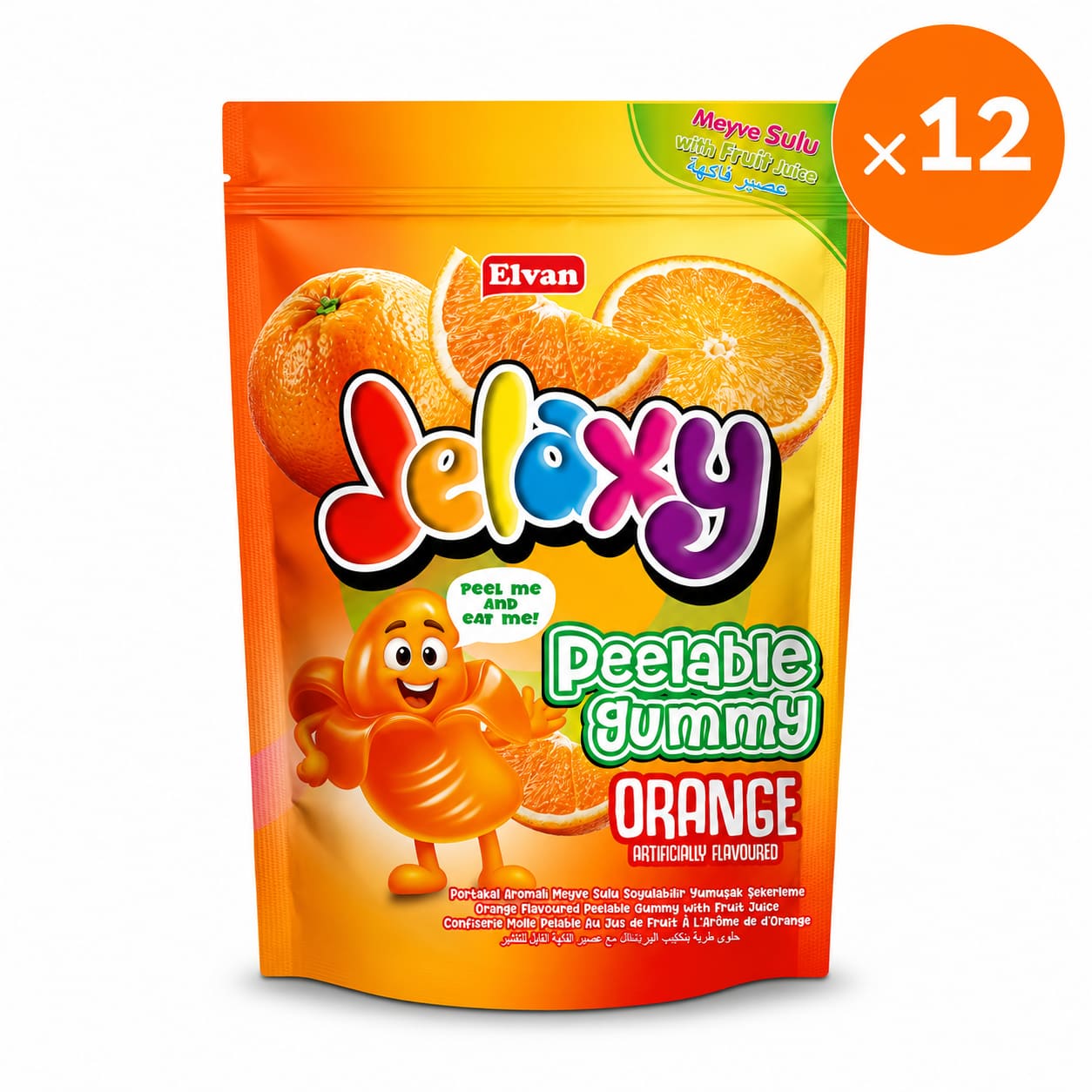 Nacollection! / onemi☆jelly Jelaxy Peelable Portakal Aromalı Soyulabilir Yumuşak Şekerleme 65