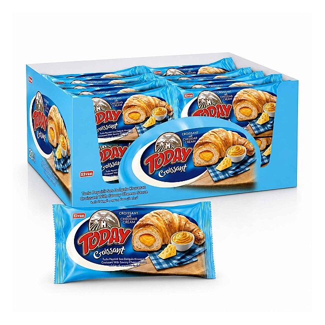 Today Kruvasan Tuzlu Peynirli 36 Gr. 20 Adet (1 Kutu) - Elvan
