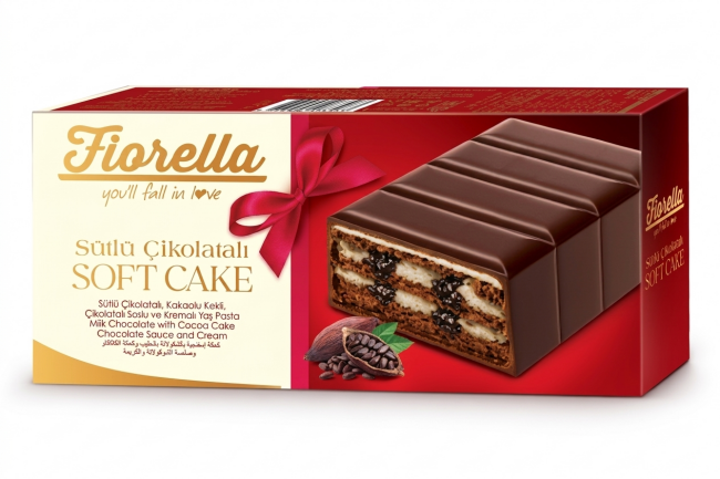Fiorella Çikolatalı Yaş Pasta 400 Gr. (1 Paket) - Elvan