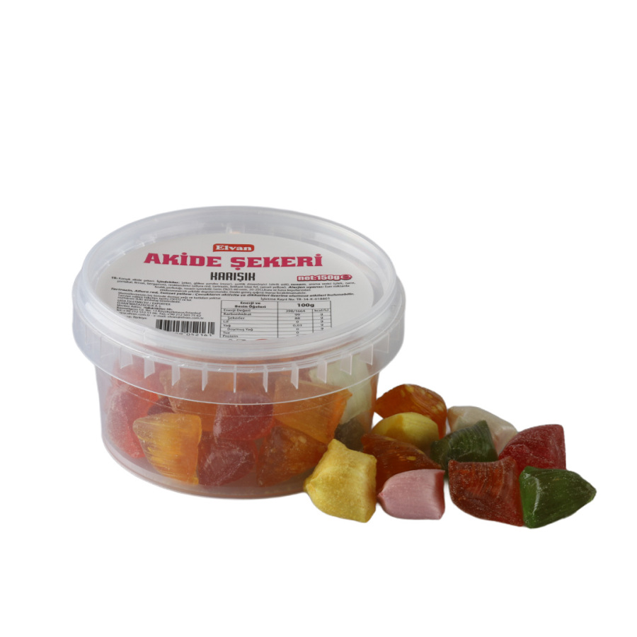 Elvan Karışık Aromalı Akide Şekeri 150 Gr. (1 Kutu) - 1