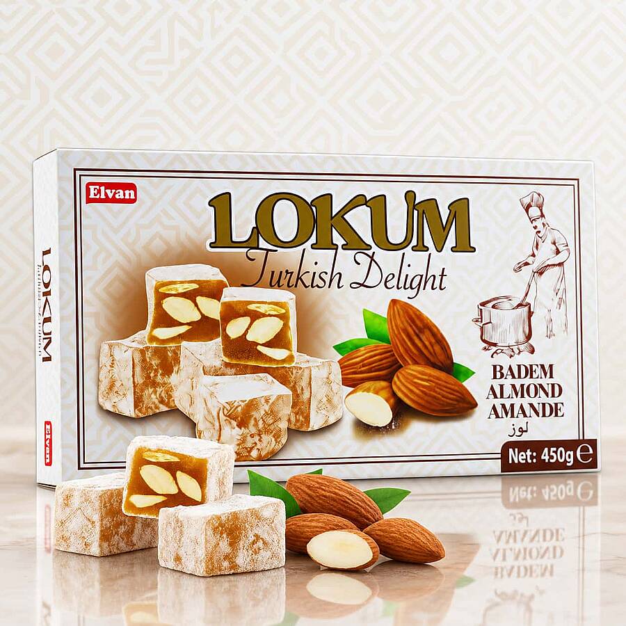 Elvan Bademli Lokum 450 Gr. ( 1 Paket) - 2