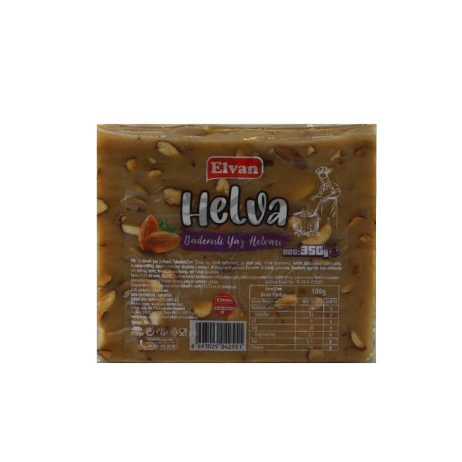 Elvan Bademli Yaz Helvası 350 Gr. (1 Paket) - Elvan