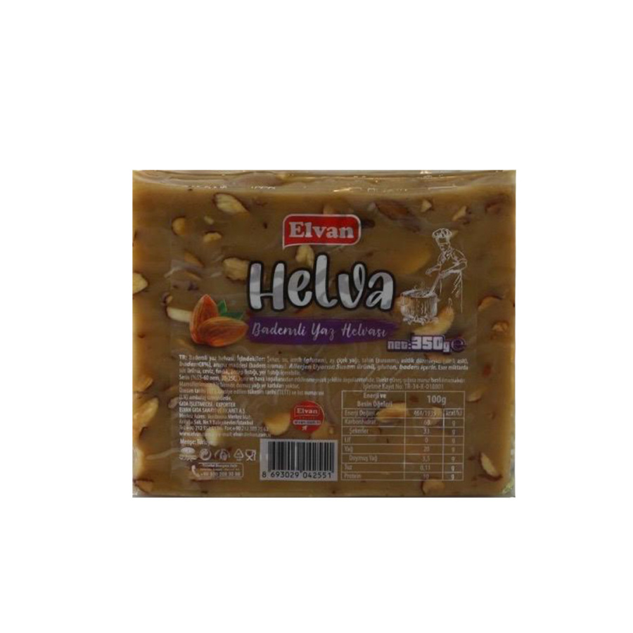 Elvan Bademli Yaz Helvası 350 Gr. (1 Paket) - 1