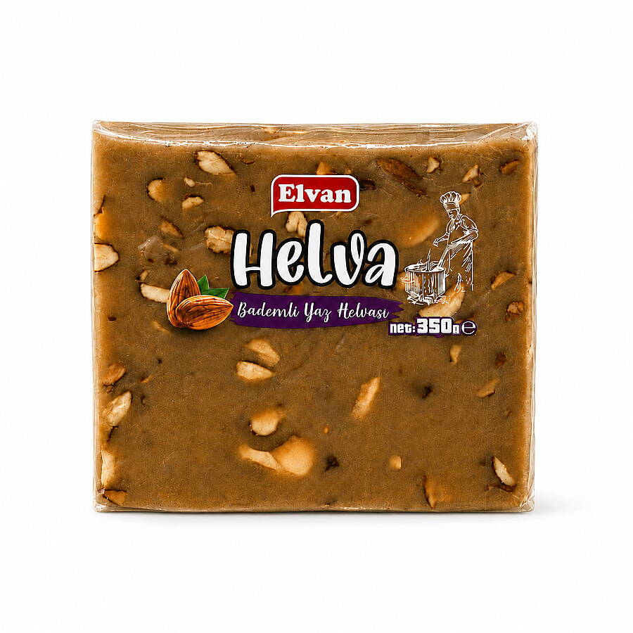 Elvan Bademli Yaz Helvası 350 Gr. (1 Paket) - 1