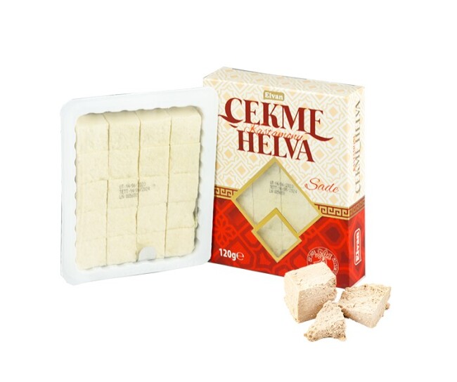 Elvan Çekme Helva Sade 120 Gr. (1 Paket) - Elvan