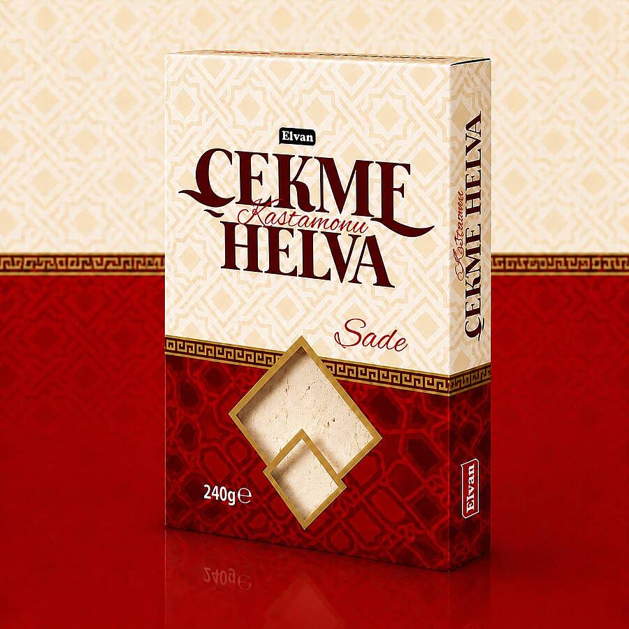 Elvan Çekme Helva Sade 240 Gr. (1 Paket) - 2