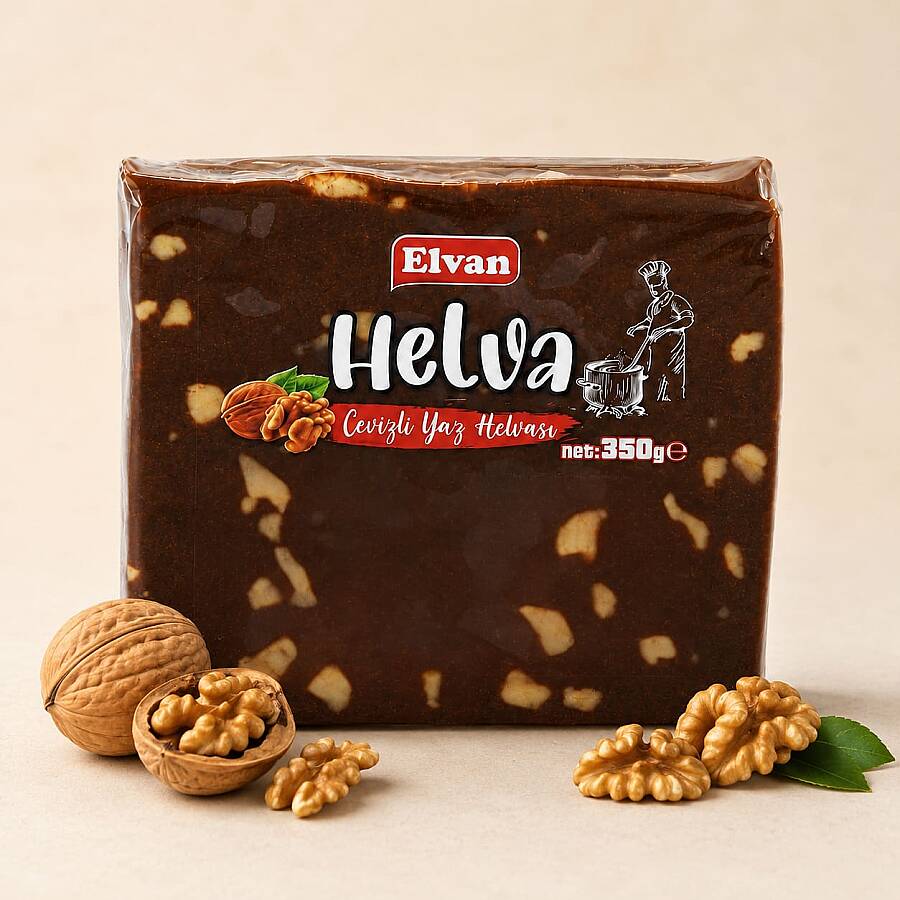 Elvan Cevizli Yaz Helvası 350 Gr. (1 Paket) - 2