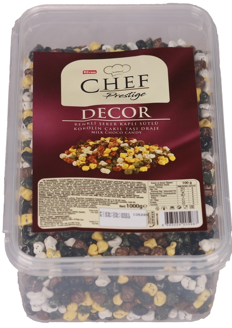 Elvan Chef Prestige Pebble Confectioner 1000 Gr. (1 Bowl) - Elvan