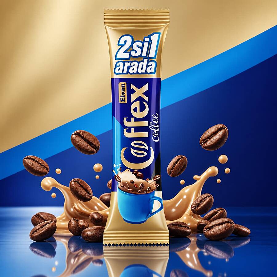 Elvan Coffex 2 in 1 Instant Coffee 12 Gr. (1 box) - 3