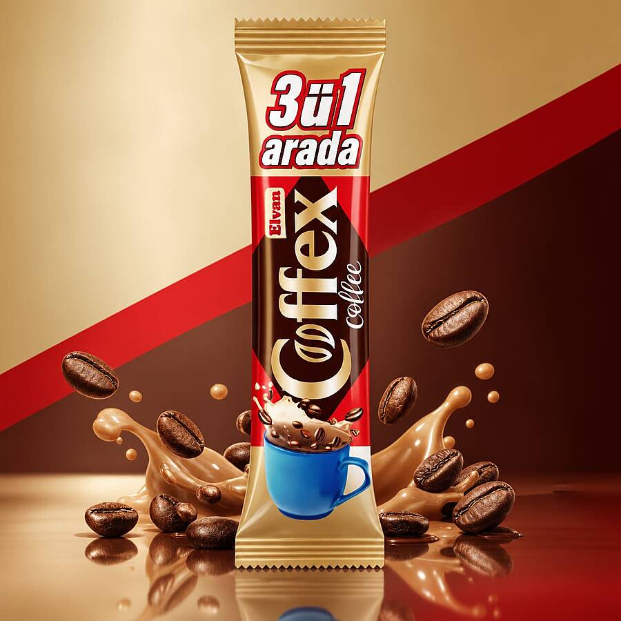 Elvan Coffex 3 in 1 Instant Coffee 18 Gr. (1 box) - 3
