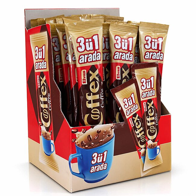Elvan Coffex 3 in 1 Instant Coffee 18 Gr. (1 box) - Coffex