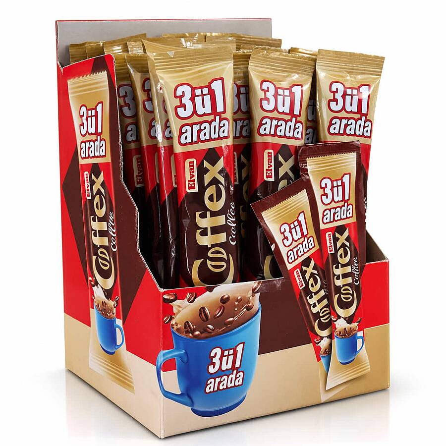 Elvan Coffex 3 in 1 Instant Coffee 18 Gr. (1 box) - 1