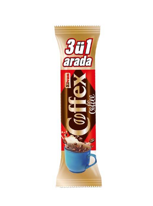 Elvan Coffex 3 ü 1 Arada Hazır Kahve 18 Gr. (1 Kutu) - 4