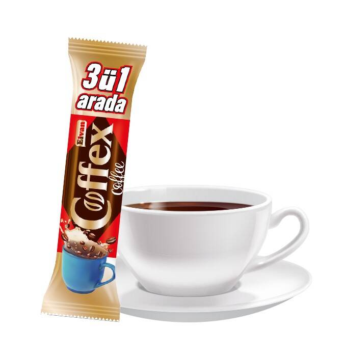 Elvan Coffex 3 ü 1 Arada Hazır Kahve 18 Gr. (1 Kutu) - 3