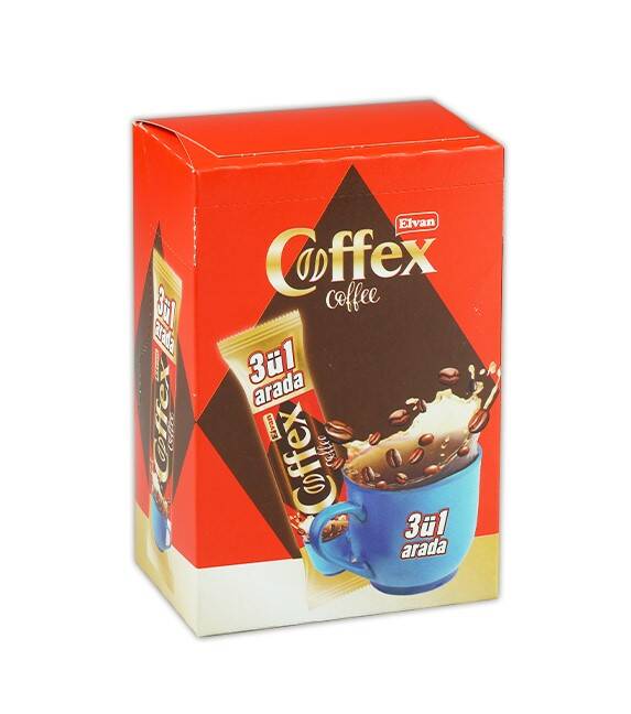 Elvan Coffex 3 ü 1 Arada Hazır Kahve 18 Gr. (1 Kutu) - 2