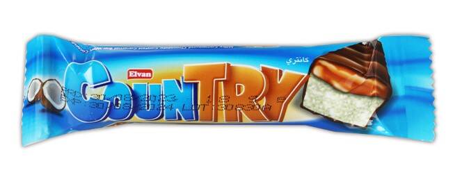 Elvan Country Coconut Bar 18 Gr. 24 Pieces (1 Pack) - 2