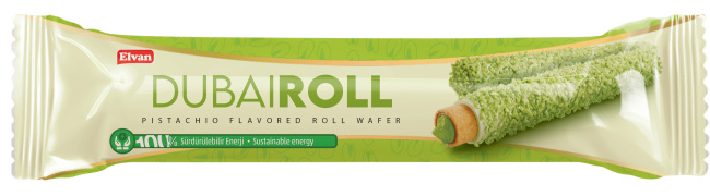 Elvan Dubai Roll Gofret 18 Gr. 24 Adet (1 Kutu) - 2