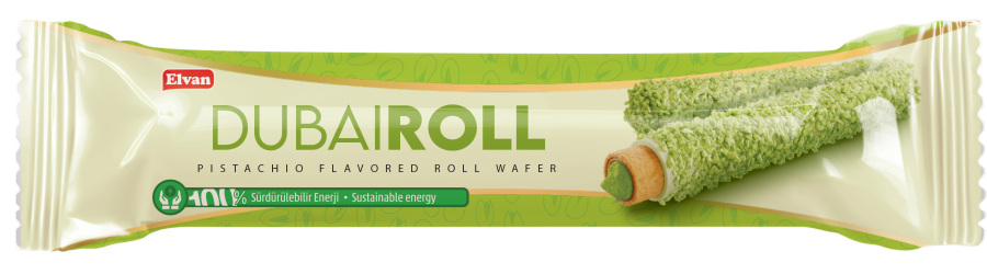 Elvan Dubai Roll Gofret 18 Gr. 24 Adet (1 Kutu) - 2