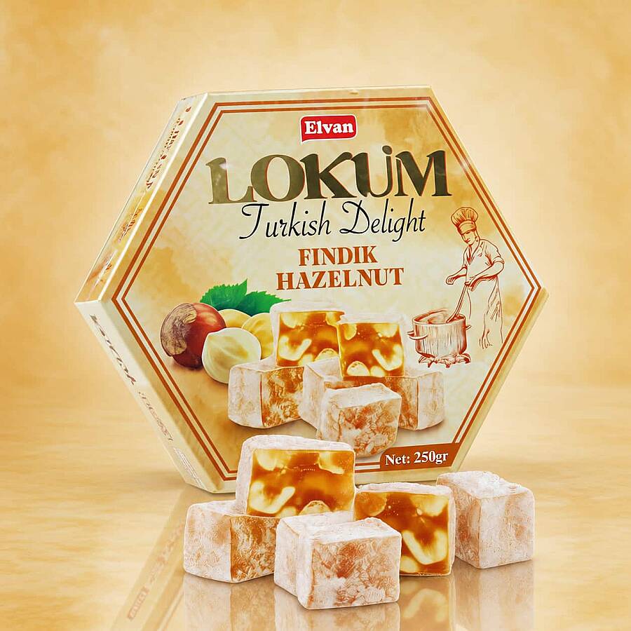 Elvan Fındıklı Lokum 250 Gr (1 Paket) - 2