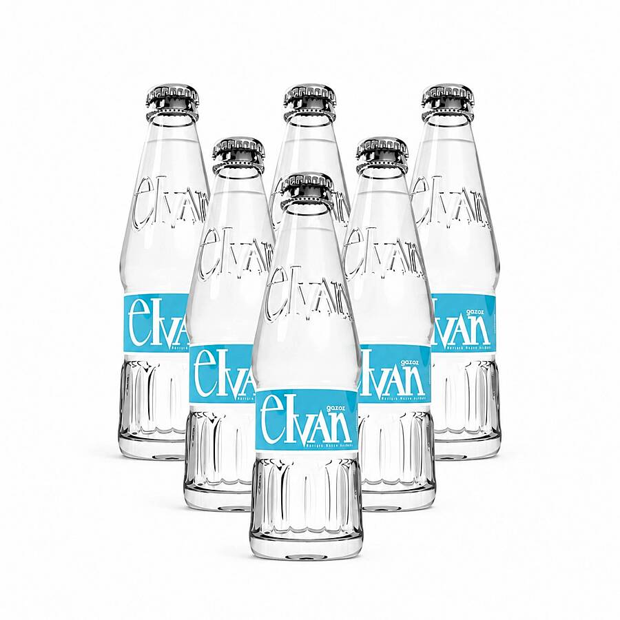 Elvan Gazoz Karışık Meyve Aromalı 250 ml 6 lı Paket Cam Şişe - 2