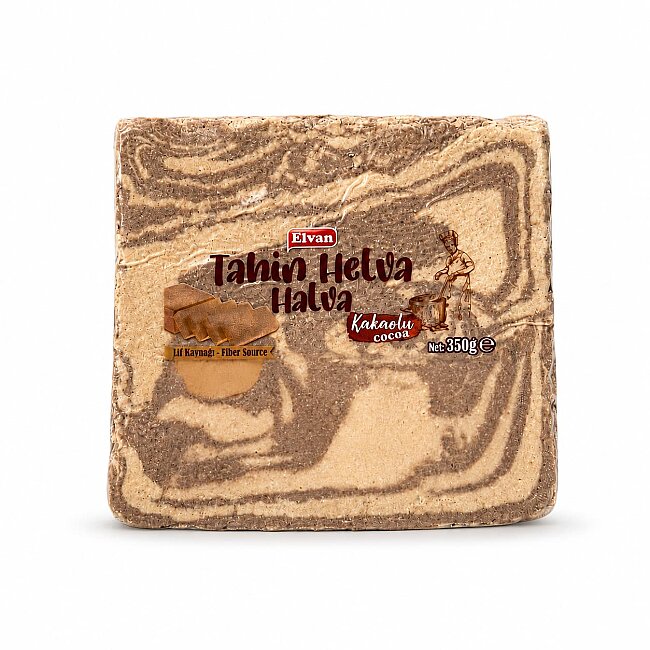 Elvan Kakaolu Tahin Helvası 350 Gr (1 Paket) - Elvan