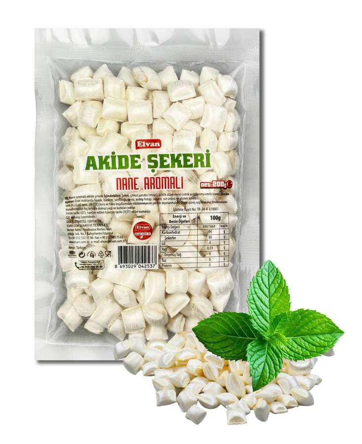 Elvan Nane Aromalı Akide Şekeri 200 Gr. (1 Paket) - 1