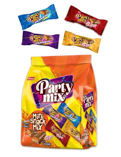 Elvan Party Mix Mini Bar 400 Gr. (1 Bag) - ELVAN