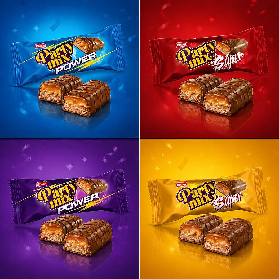 Elvan Party Mix Mini Bar 400 Gr. (1 Bag) - 2