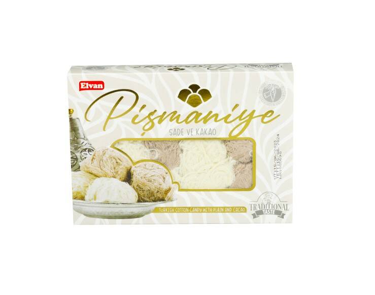 Elvan Pişmaniye Sade ve Kakao 240 Gr. (1 Paket) - 1