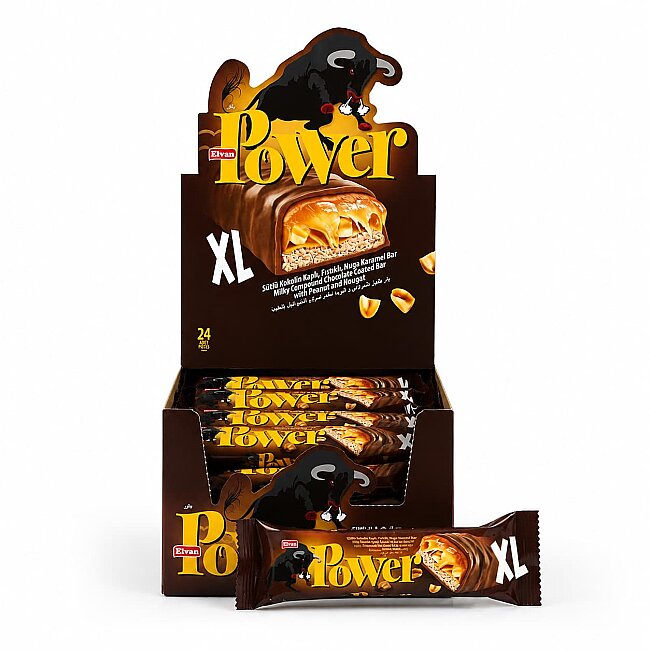 Elvan Power XL Bar 40 Gr. 24 Pieces (1 Box) - Elvan