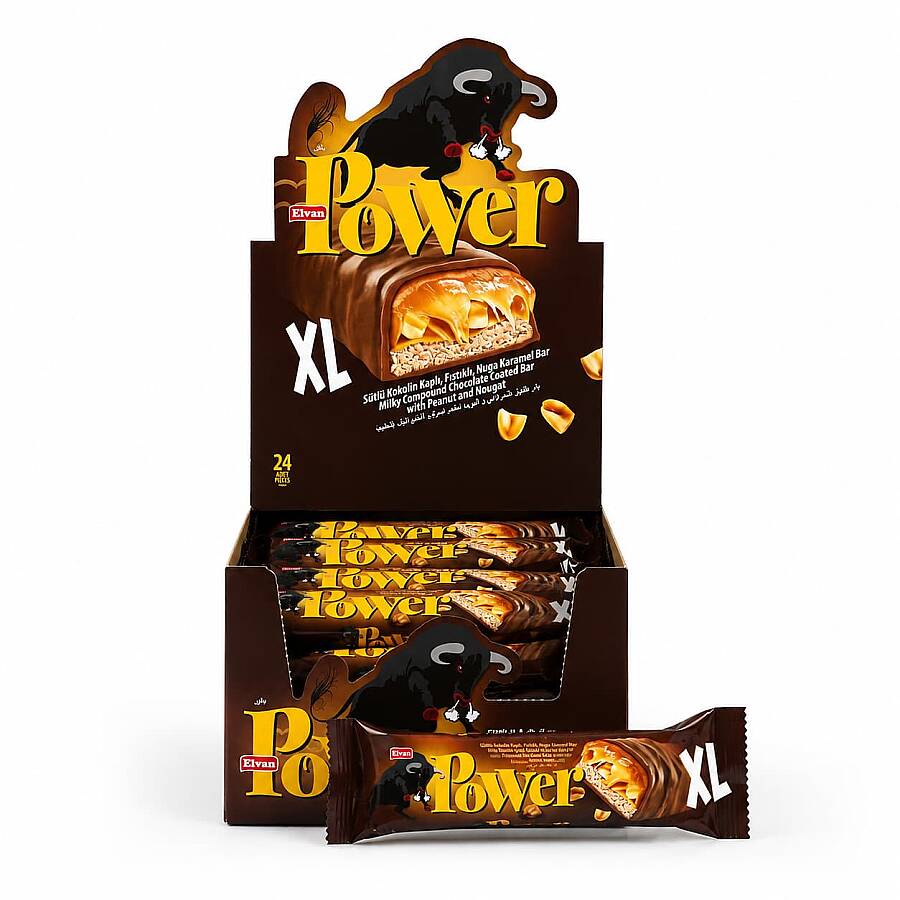 Elvan Power XL Bar 40 Gr. 24 Pieces (1 Box) - 1