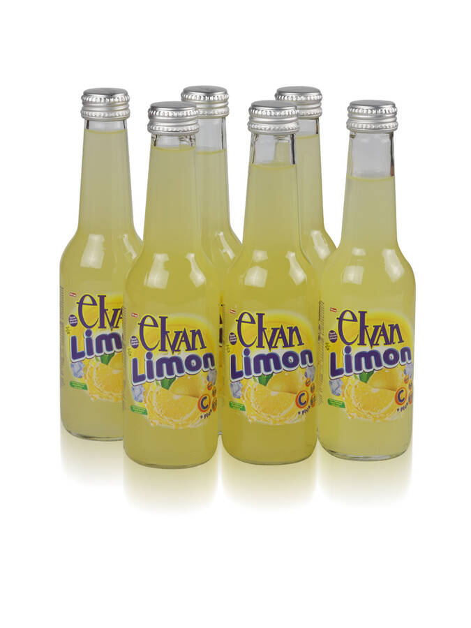 Elvan Soda Lemon Natural Rich Mineral 250 ML 6 Pack - 1