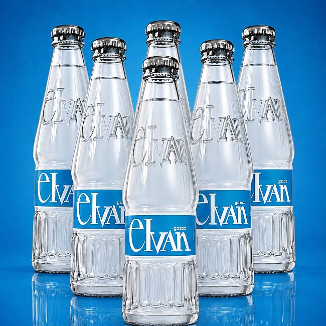 Elvan Soda Mixed Fruit Flavored 250 ml 6 Pack Glass Bottle - 2