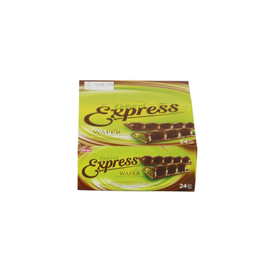 Express Antep Fıstık Aromalı Dolgulu Gofret 30 Gr. 24 Adet (1 Kutu) - 4