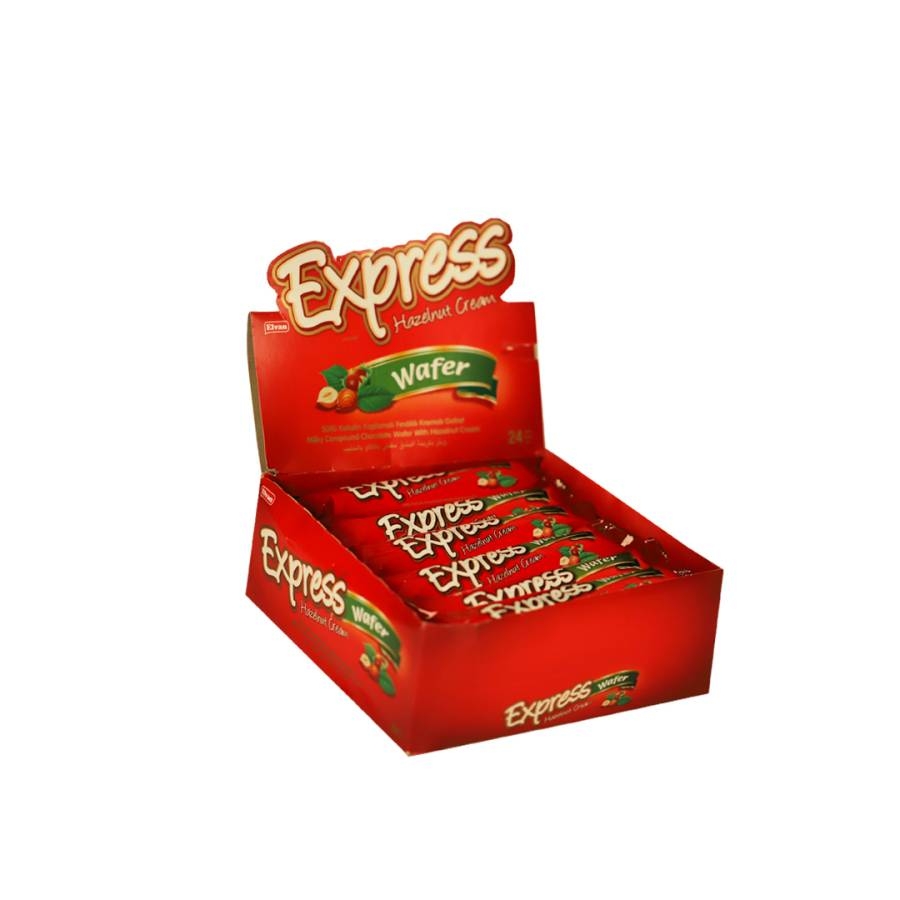 Express Fındık Kremalı Gofret 30 Gr. 24X6 (1 KOLİ)