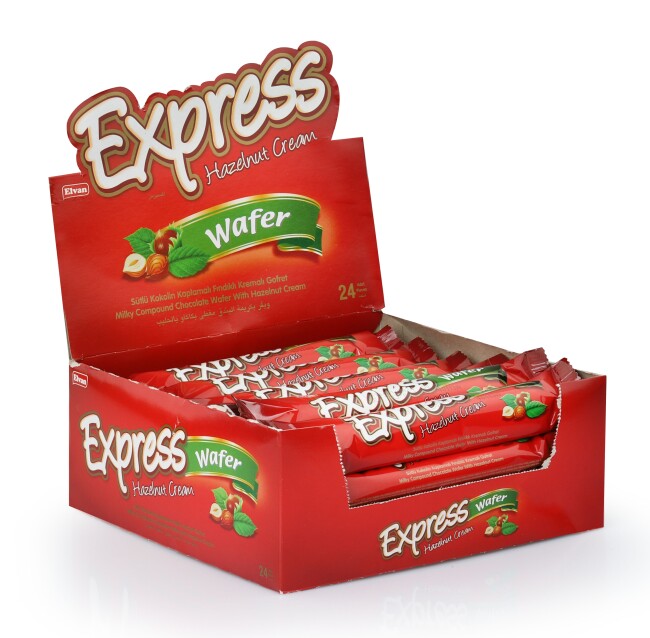 Express Fındık Kremalı Gofret 30 Gr. 24 Adet (1 Kutu) - 5