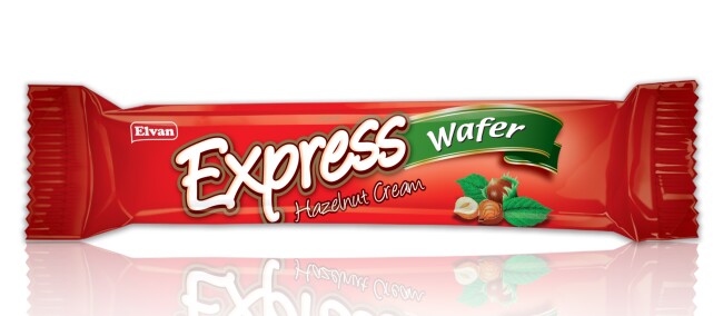 Express Hazelnut Cream Wafer 30 Gr. 24 Pieces (1 Box) - 2