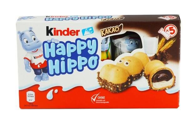 Ferrero Kinder Happy Hippo 5'li (1 Paket) - 3