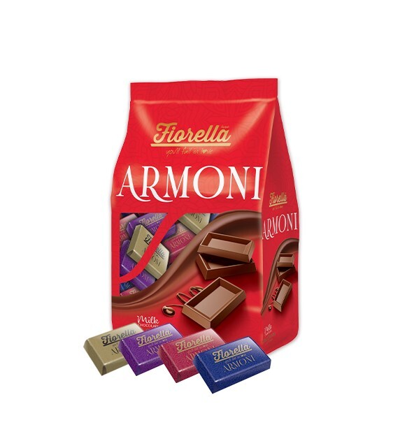 Fiorella Armoni Milk Chocolate 250 Gram (1 Bag) - Fiorella